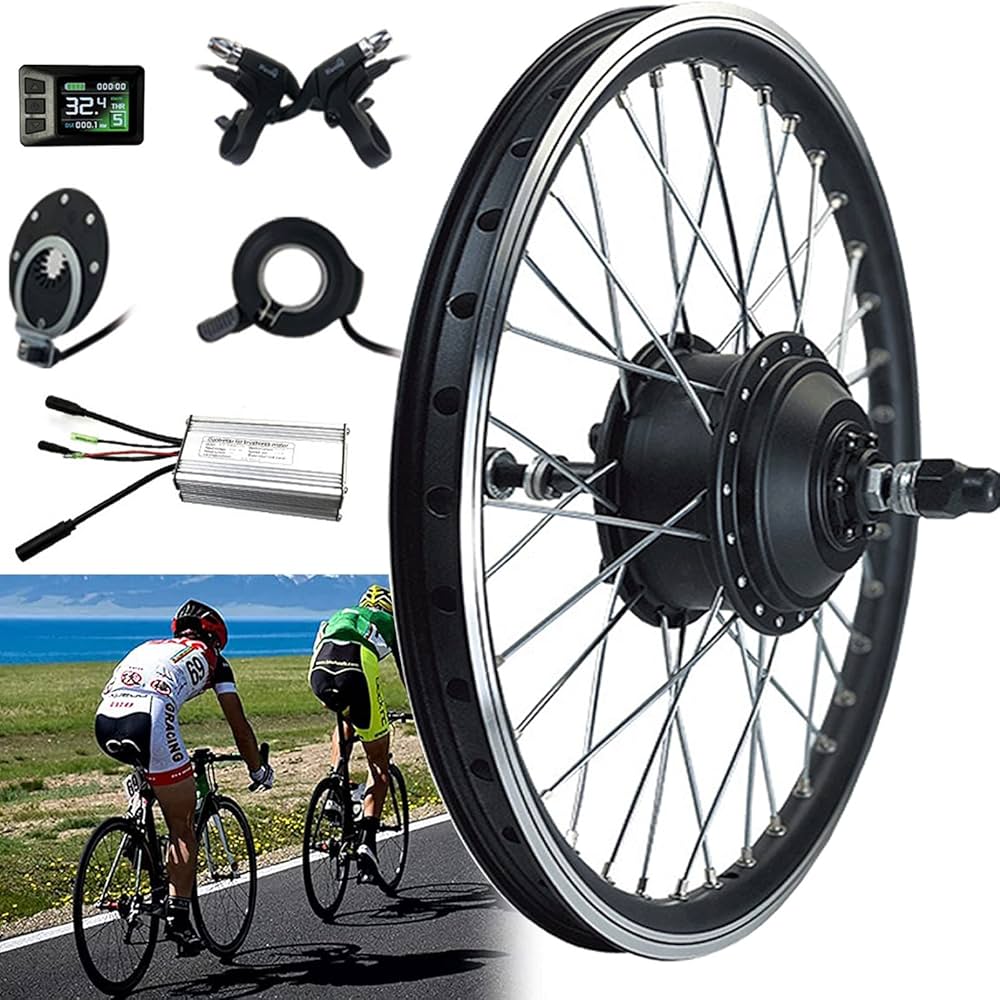 後輪ハブモーターセット　普通自転車を電動自転車にするセット Amazon.co.jp: 後輪ハブアセンブリモーターキット電動自転車変換